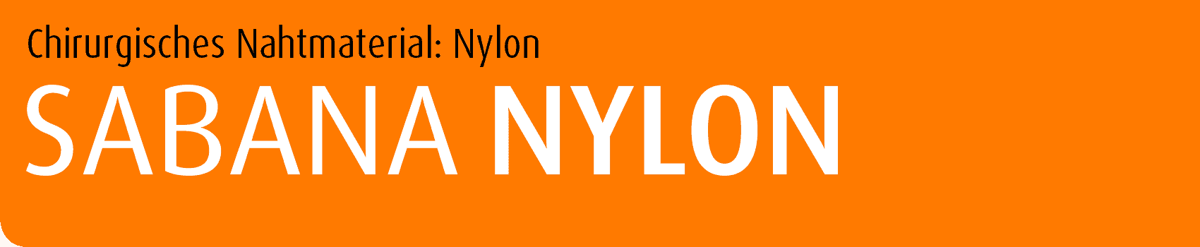 nahtmaterial saba pol sabana nylon